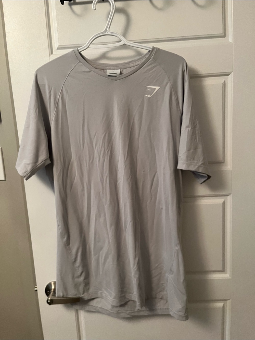 Gymshark Men’s Light Gray Short Sleeve Training Tee